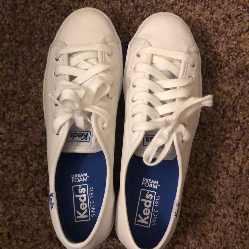 Keds Leather Platform Sneakers